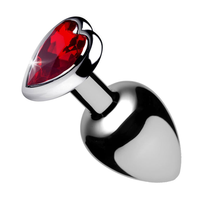 Booty Sparks Red Heart Gem - Small Anal Plug - SexToy.com