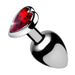 Booty Sparks Red Heart Gem - Small Anal Plug - SexToy.com