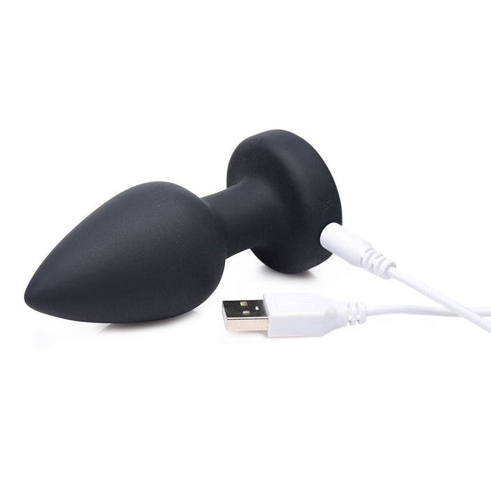 BOOTY SPARKS SILICONE LED PLUG VIBRATING MEDIUM - SexToy.com