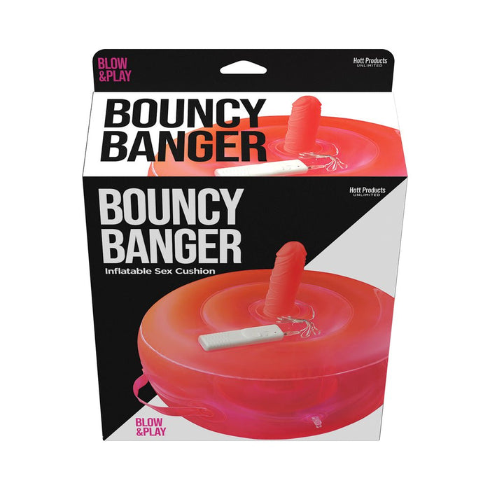 Bouncy Banger Inflatable Cushion With Wire Controller Vibe Dildo - SexToy.com