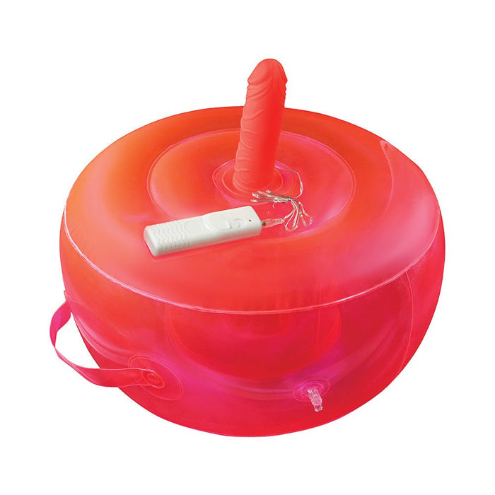 Bouncy Banger Inflatable Cushion With Wire Controller Vibe Dildo - SexToy.com