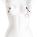 Bound C2 Nipple Clamps - Rose Gold - SexToy.com