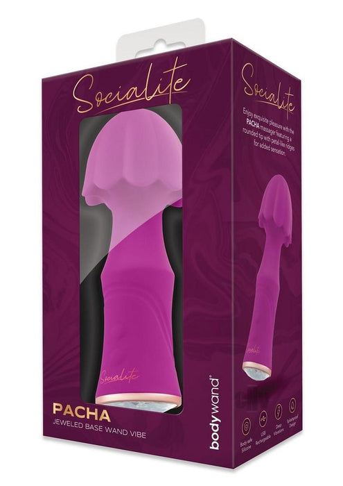 Bw Socialite Sparkle Wand Prp/gld - SexToy.com