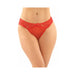 Cassia Crotchless Lace & Mesh Panty Red L/XL - SexToy.com