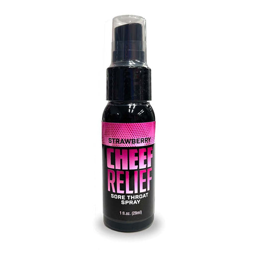 Cheef Relief Throat Spray Strawberry 1 oz. - SexToy.com