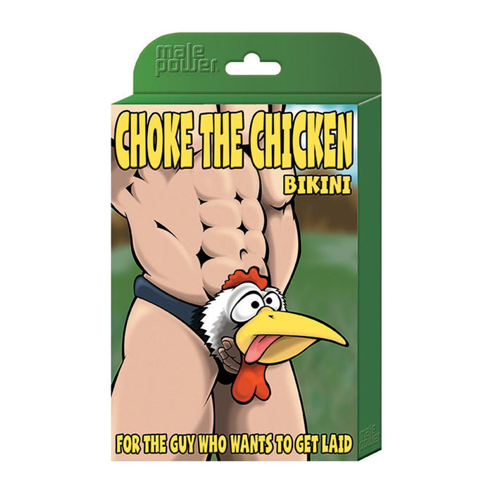 Choke the Chicken Bikini - One Size - Black - SexToy.com