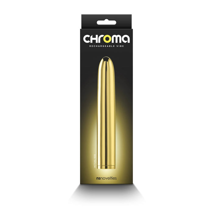 Chroma 7 In. Vibe Gold - SexToy.com