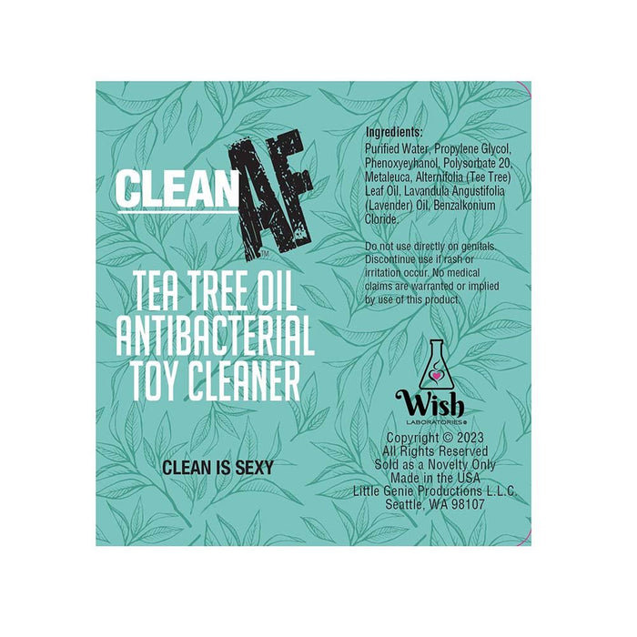 Clean AF Spray Tea Tree 2 oz. - SexToy.com