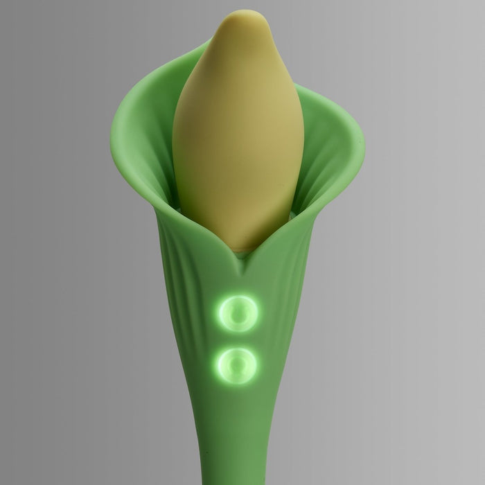 CLOUD 9 SPATHE LILY VIBE TWO - TONE GREEN - SexToy.com