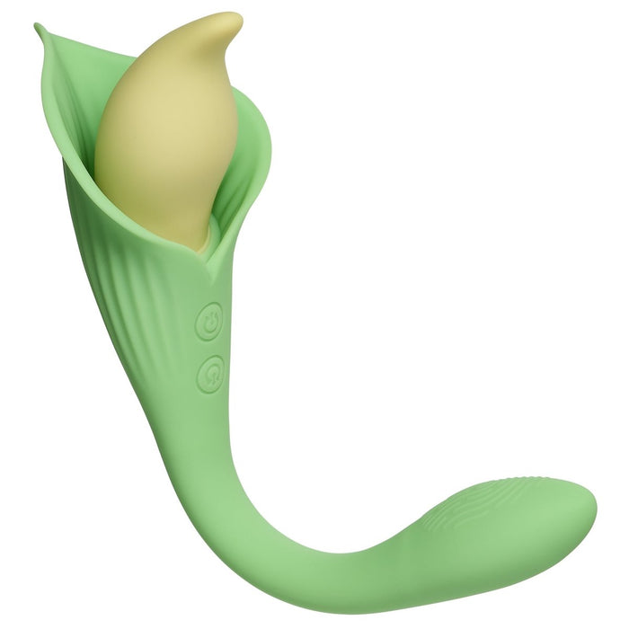 CLOUD 9 SPATHE LILY VIBE TWO - TONE GREEN - SexToy.com