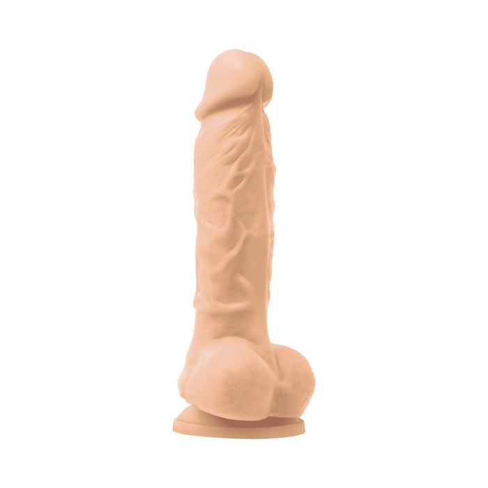 Colours Pleasures Vibrating 5" Dildo - White - SexToy.com