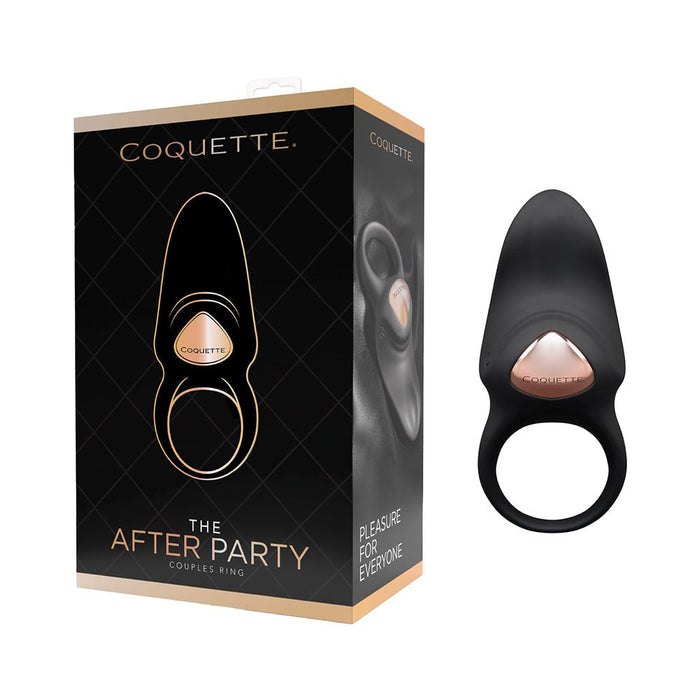 Coquette The After Party Couples Ring - Black/Rose Gold - SexToy.com