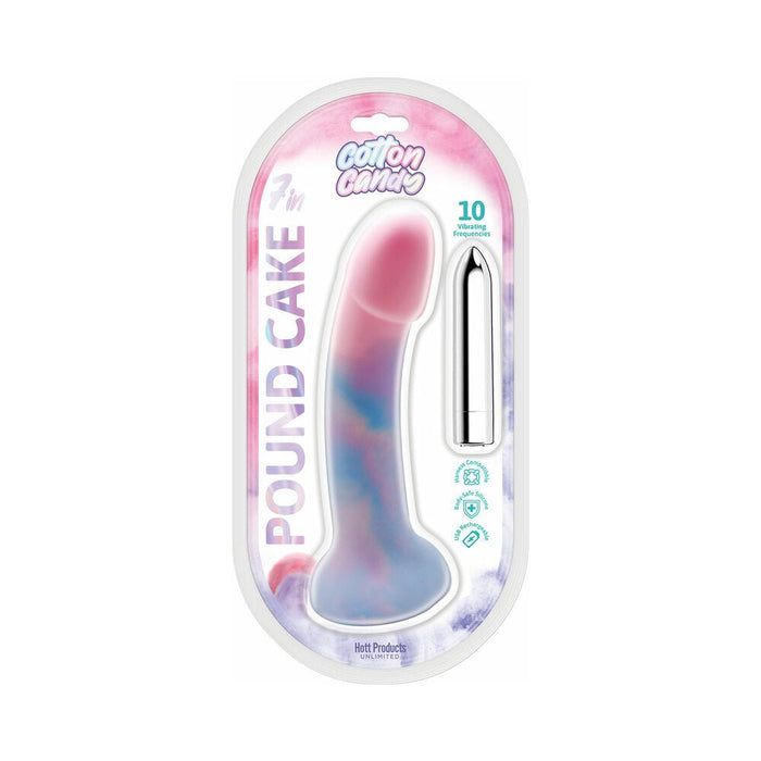 Cotton Candy Pound Cake 7.5&quot; Dildo - SexToy.com