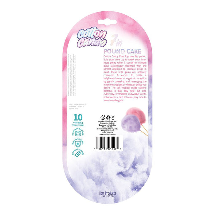 Cotton Candy Pound Cake 7.5&quot; Dildo - SexToy.com