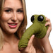 Creature Cocks Swamp Monster Scaly Silicone Dildo - Green - SexToy.com