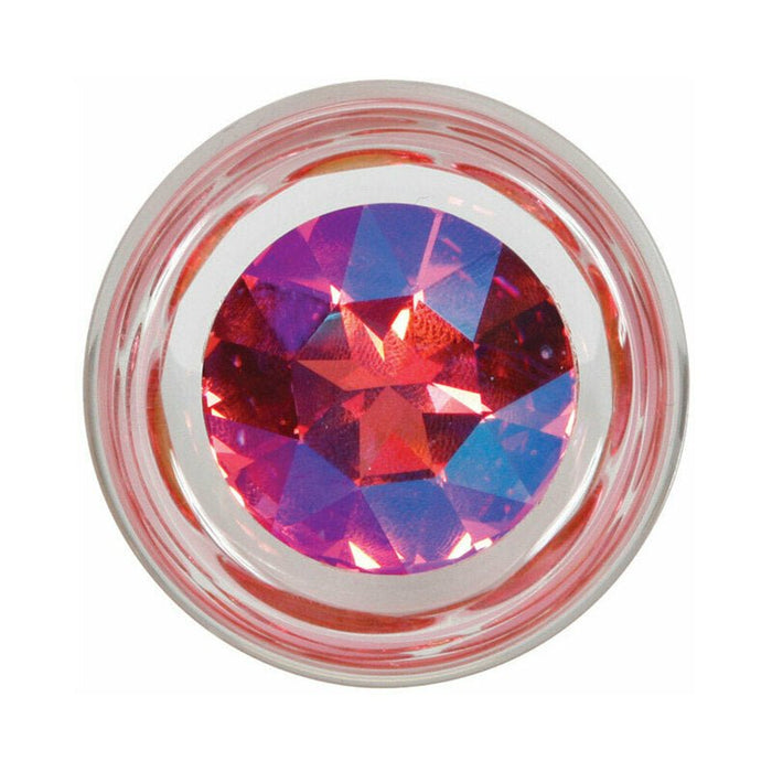 Crystal Delights Pineapple Delight Plug w/ Pink Crystal - SexToy.com