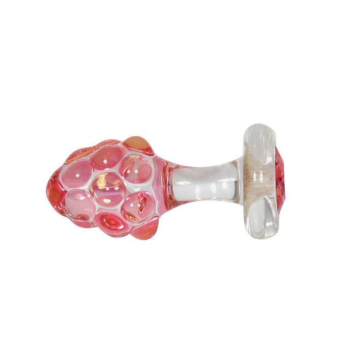 Crystal Delights Pineapple Delight Plug w/ Pink Crystal - SexToy.com