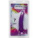 Crystal Jellies 7in Thin Dong Purple - SexToy.com