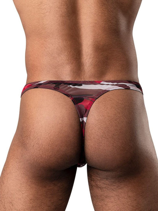 CUMOUFLAGE BONG THONG RED S/M - SexToy.com