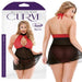 Curve Valentina Babydoll Red/Black 1X/2X - SexToy.com