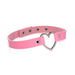 Dark Heart Chrome Heart Choker - Pink - SexToy.com