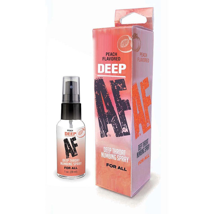 Deep Af Numbing Throat Spray Peach - SexToy.com