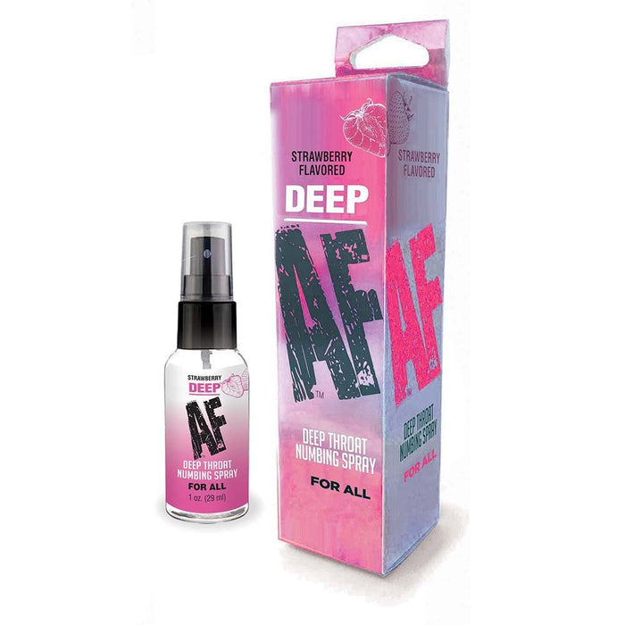 Deep Af Numbing Throat Spray Strawberry - SexToy.com