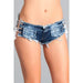 Denim Short W/ Ties Medium - SexToy.com