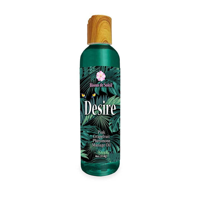 Desire Pheromone Massage Oil Pink Grapefruit 4 oz. - SexToy.com