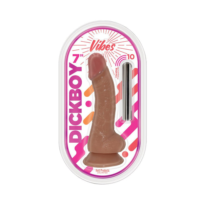 Dickboy Vibes Caramel Lovers Multi - Speed Rechargeable Bullet 7in - SexToy.com