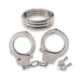 Dominant Submissive Collection Cockring and Handcuffs - SexToy.com