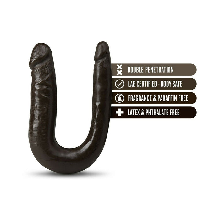 Dr. Skin Mini Double Dong - Chocolate - SexToy.com