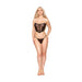 Dreamgirl Bustier & G - String Black M - SexToy.com