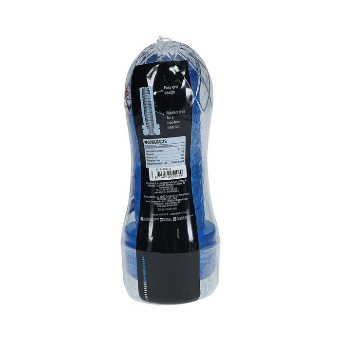 Easy Rider Clear Rounded Case Blue - SexToy.com