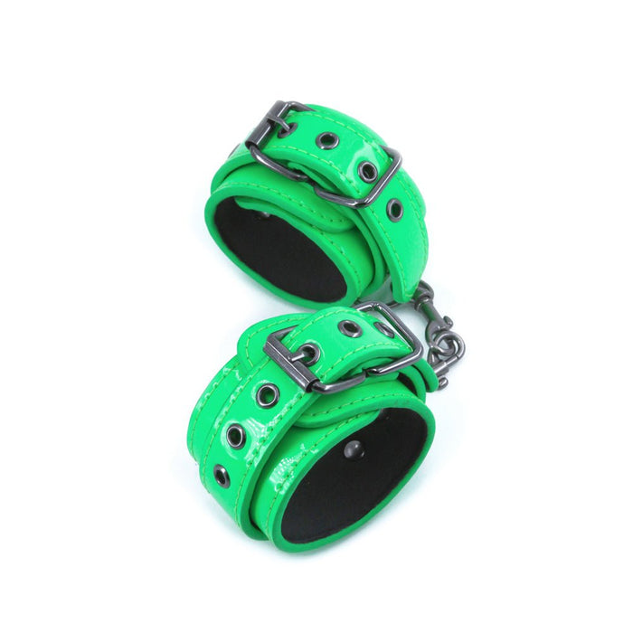 Electra Wrist Cuffs - Green - SexToy.com