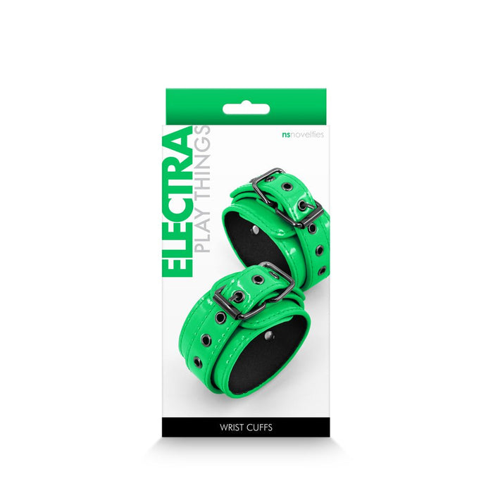 Electra Wrist Cuffs - Green - SexToy.com