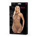 Electric Lingerie Fishnet Halter Mini Dress O/S - SexToy.com