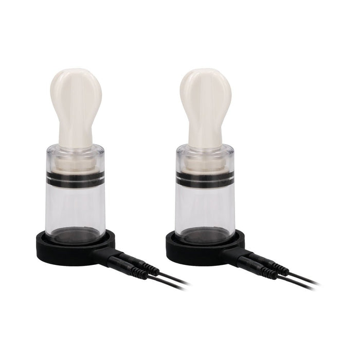 Electro Nipple Twisters - White - SexToy.com