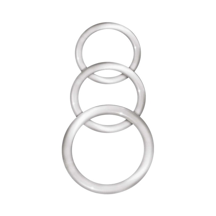 Enhancer Silicone Cockrings - Clear - SexToy.com