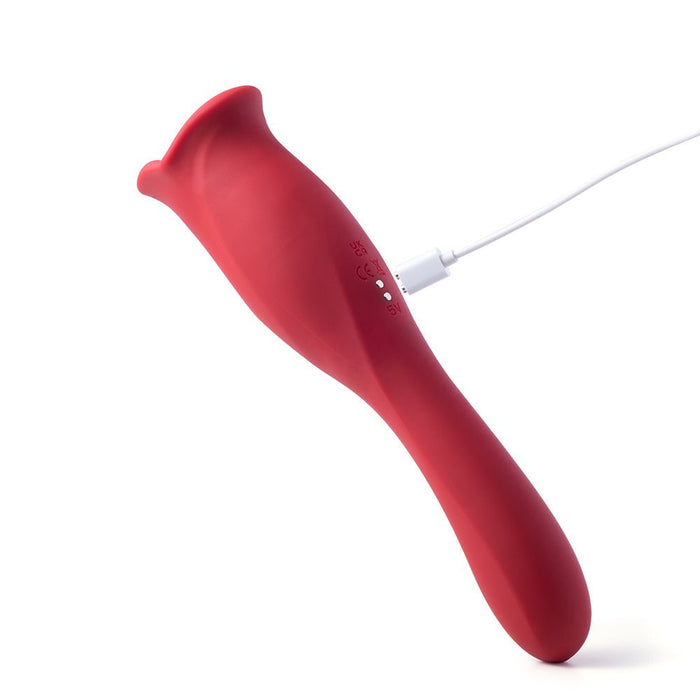 Eva Sucking Mouth Vibrator - Red - SexToy.com