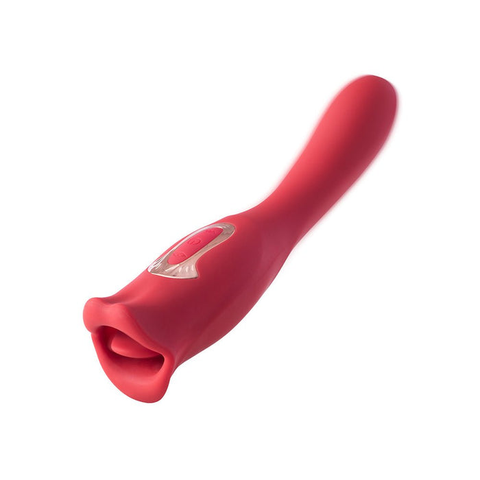 Eva Sucking Mouth Vibrator - Red - SexToy.com