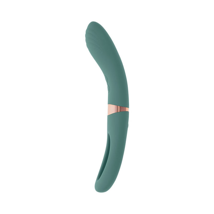 Evolved Chick Flick Rechargeable Vibrator With Flicker Silicone Mint - SexToy.com