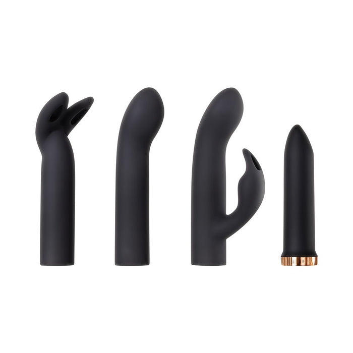 Evolved Four Play Kit - Black/Rose Gold - SexToy.com