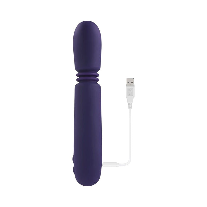 Evolved Handy Thruster Rechargeable Thruster Vibe Silicone Purple - SexToy.com