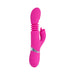 Evolved Pink Dragon Rechargeable Thrusting Dual Stimulator Silicone Pink - SexToy.com