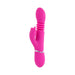 Evolved Pink Dragon Rechargeable Thrusting Dual Stimulator Silicone Pink - SexToy.com