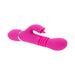 Evolved Pink Dragon Rechargeable Thrusting Dual Stimulator Silicone Pink - SexToy.com