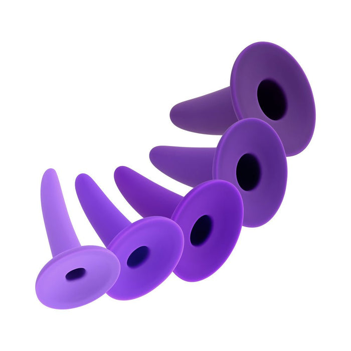 Evolved Silicone Dilator Training Kit - Purple - SexToy.com