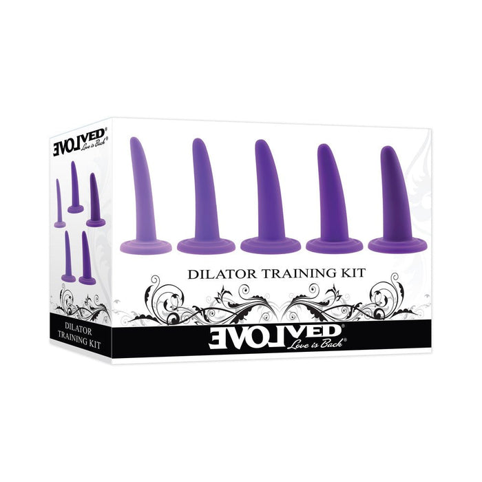 Evolved Silicone Dilator Training Kit - Purple - SexToy.com