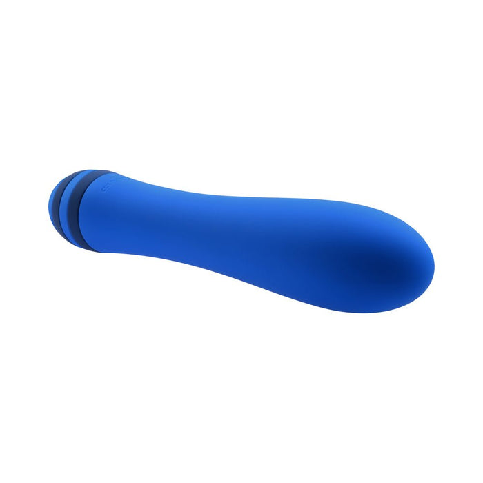 Evolved The Pleaser Rechargeable Vibrator Silicone Blue - SexToy.com